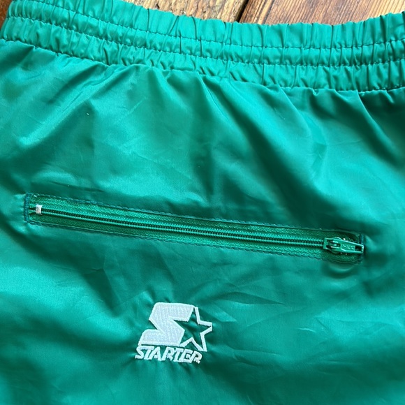 Starter Pants | 80s Starter NBA Vintage Nylon Pants large  Boston Celtics - Picture 2 of 5